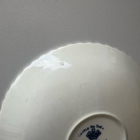 Johnson Brothers Saucer Blue and White Decorative Plate - Picture 3 of 5